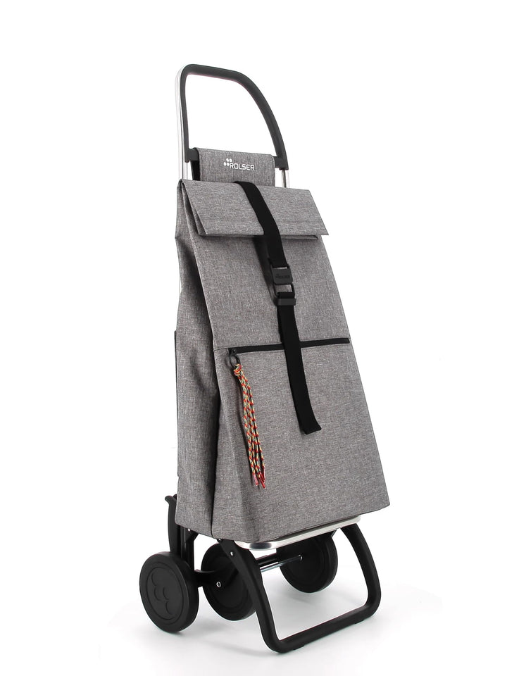 Einkaufstrolley Rolser Big Tweed 4 Räder - Grau 4 Räder Grau, 4 Räder Grau