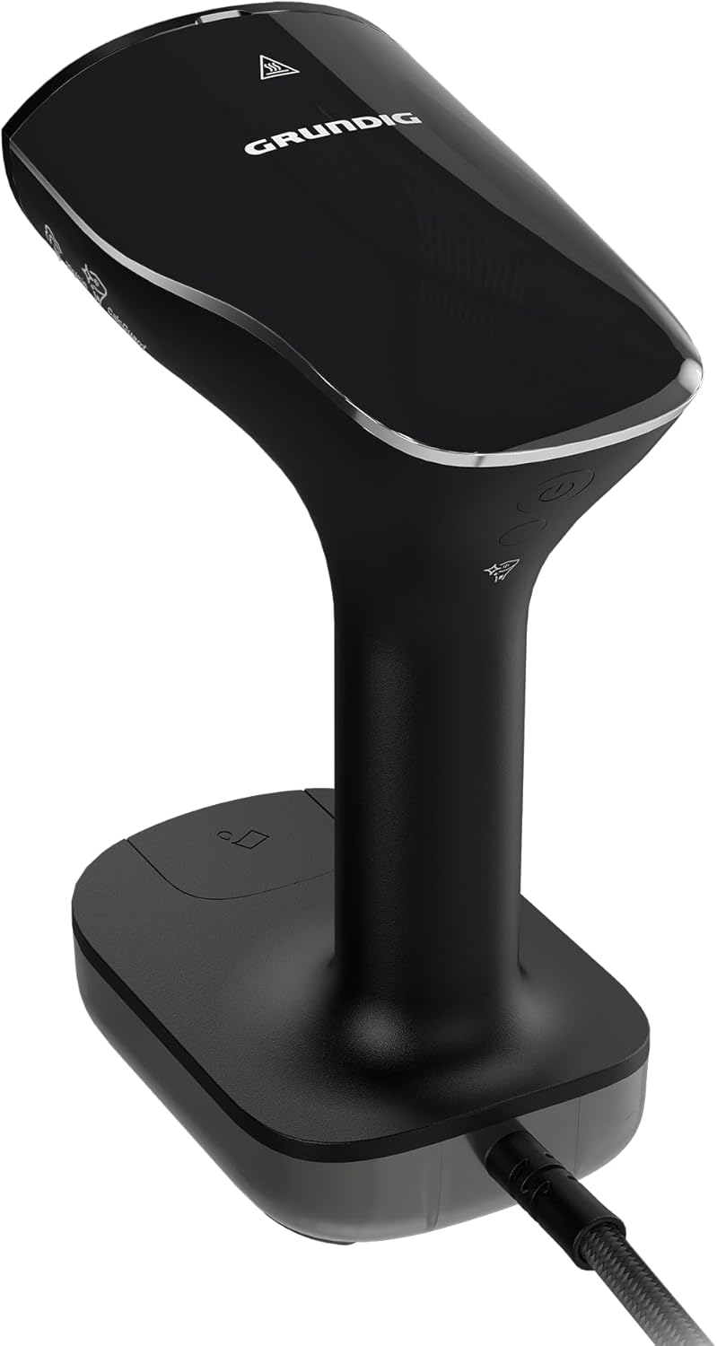 Grundig ST 8450 Dampfbürste mit 2280 W, Keramikplatte, CalcGuard & 30 g/Min. – kompakt, schnell & id