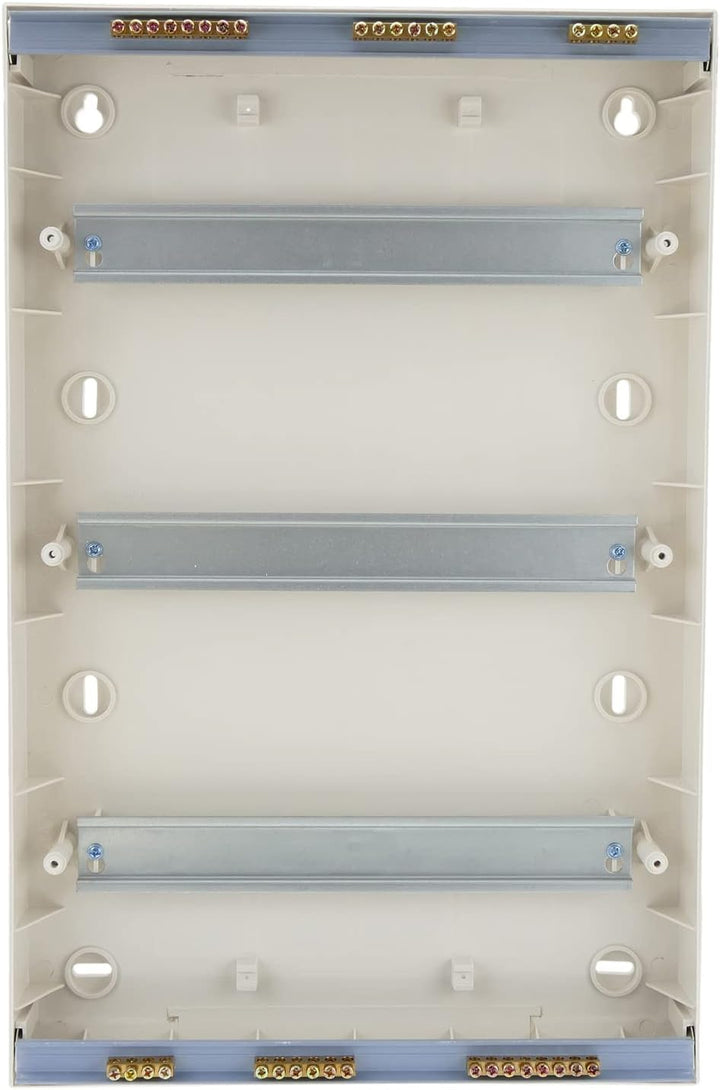 BeMatik - Schaltkasten Elektroverteilerkasten aus 36 Modulen 17,5 mm ABS-Kunststoff Oberfläche SPN I