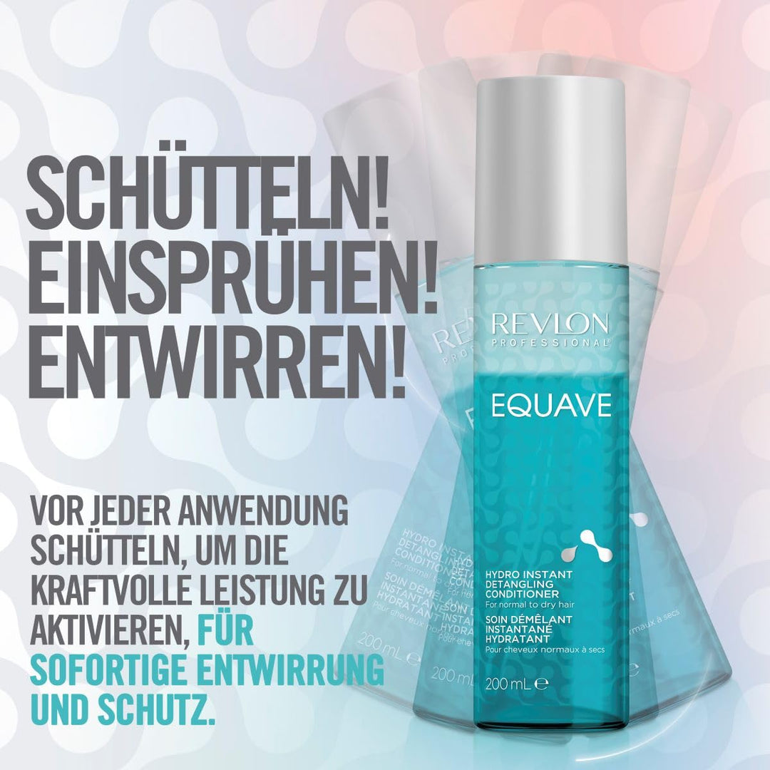 REVLON PROFESSIONAL EQUAVE Hydro Pflege-Set: tiefenreinigendes Detox Micellar Shampoo, 100 ml und pr