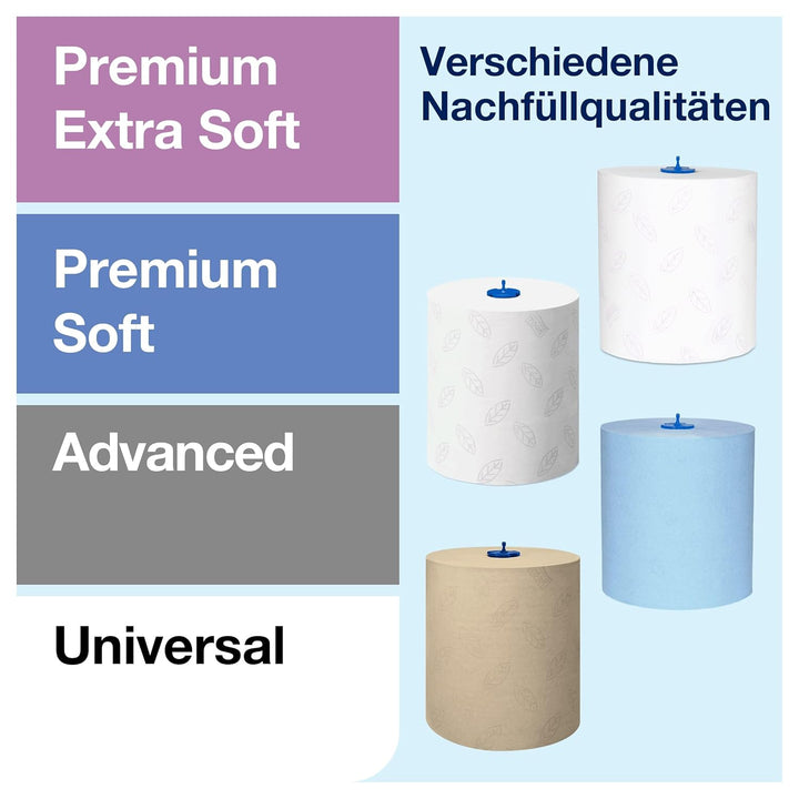 Tork Matic Spender für Rollenhandtücher 551008, Elevation Design - H1 Rollenhandtuch-Spender, Einzel