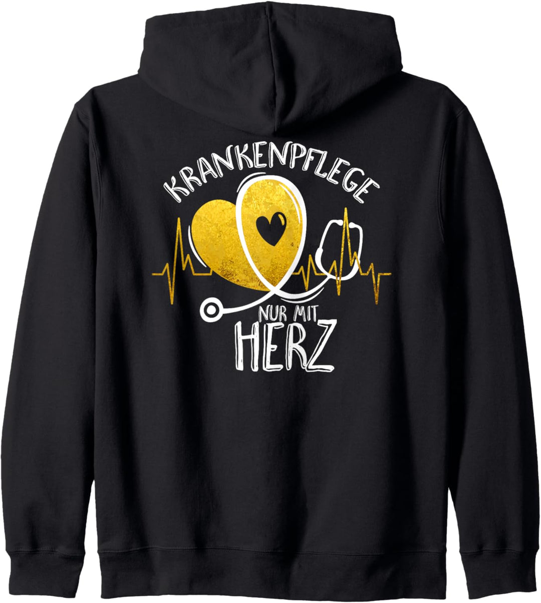 Heart Curve Stethoscope - Krankenpflege 4 Fan Fun Kapuzenjacke