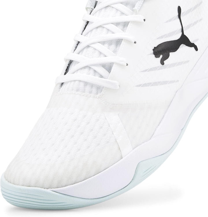 PUMA Herren Accelerate Pro Ii W+ Hallenturnschuh 42.5 EU Puma White Puma Black Nitro Blue Arctic Ice