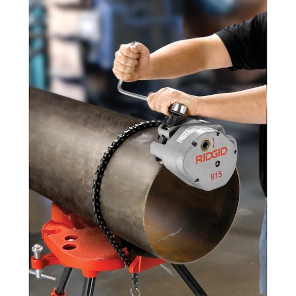 RIDGID 36273 Modell 460-6 Transportabler TRISTAND Kettenschraubstock, Dreifuss-Arbeitsgerät 1/8" bis