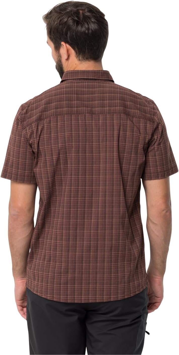Jack Wolfskin Herren Rays Stretch Vent Shirt Men Hemd M Atacama Red, M Atacama Red