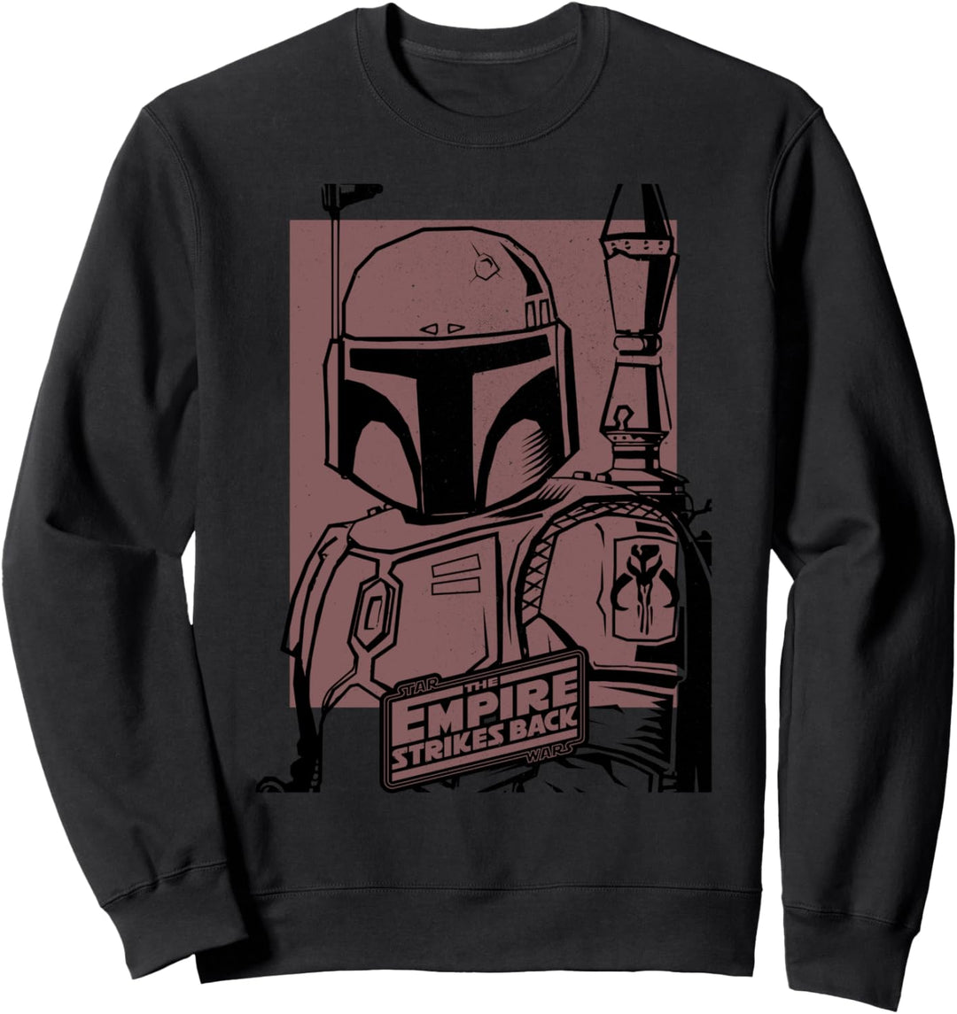 Star Wars Bobba Fett Solid Poster Sweatshirt