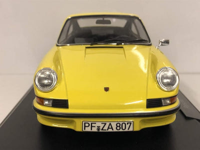 Norev- Porsche 911 RS Touring 1973-Yellow & Black Miniaturauto aus der Kollektion, 187638, Gelb/Nell
