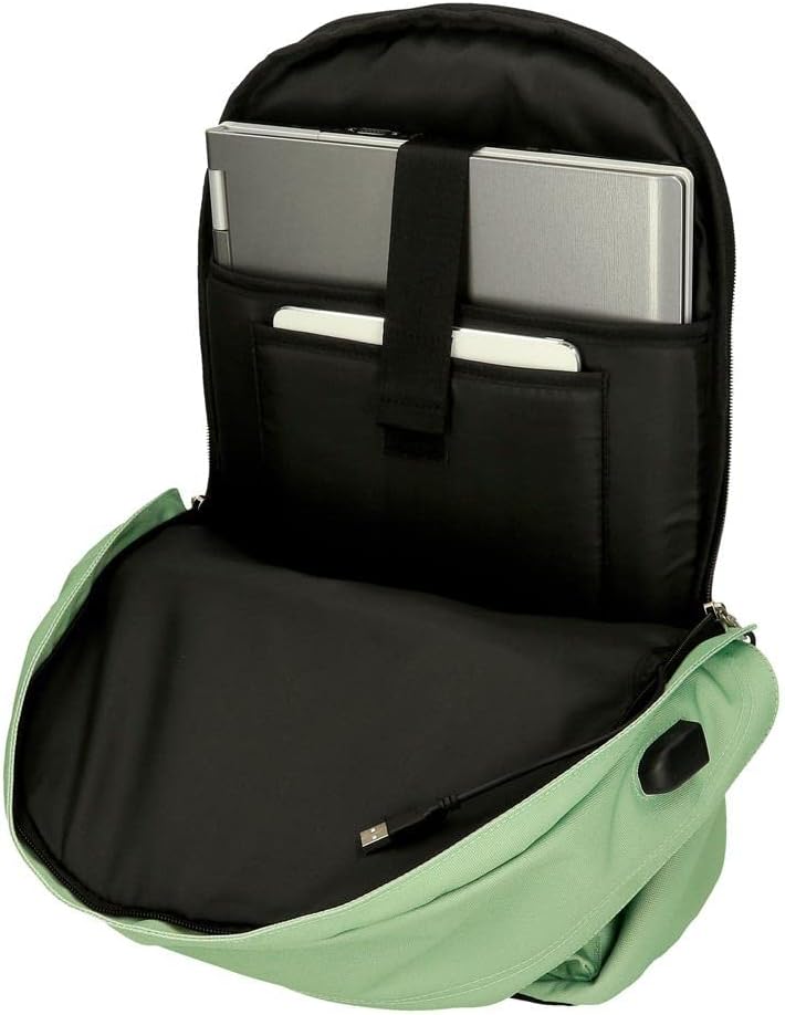 Pepe Jeans Unisex, Kinder Aris Rucksack und Federmäppchen (1er Pack) 30cm x 44cm x 20cm Grün, 30cm x