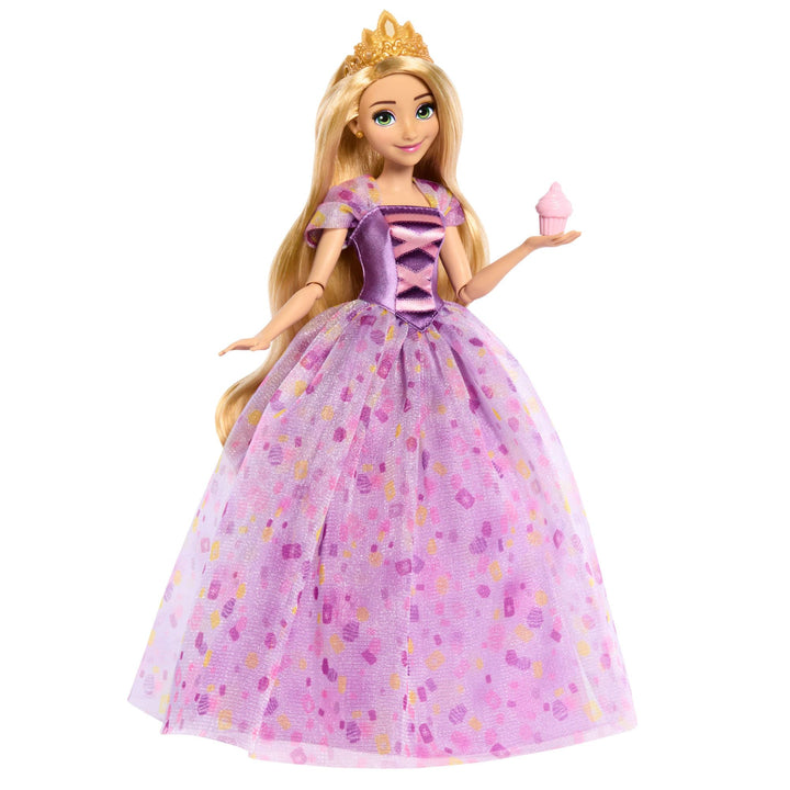 Mattel Disney Prinzessin Geburtstagsfeier Rapunzel Deluxe Modepuppe, inspiriert vom Disney-Film Rapu