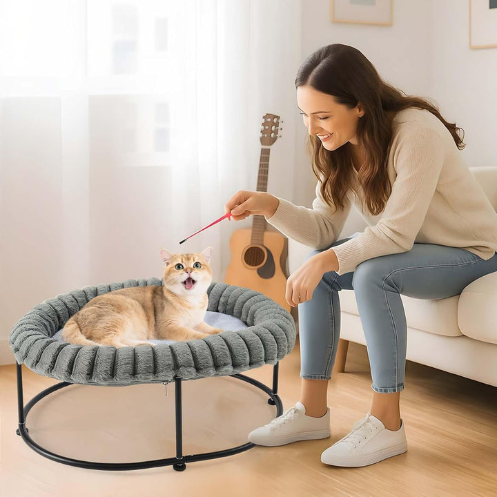 GUUSII HOME Erhöhtes Katzenbett katzenhängematte für Grosse Katzen Bett Katzenliege Kätzchen Hängema