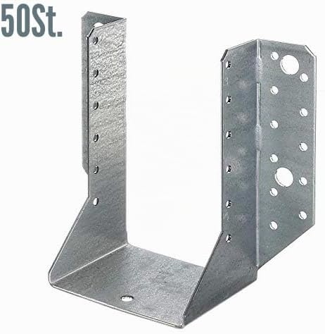 Alberts 837471 Balkenschuh | Typ A, Handwerkerpack | sendzimirverzinkt | 100 x 140 mm | 50er Set Typ