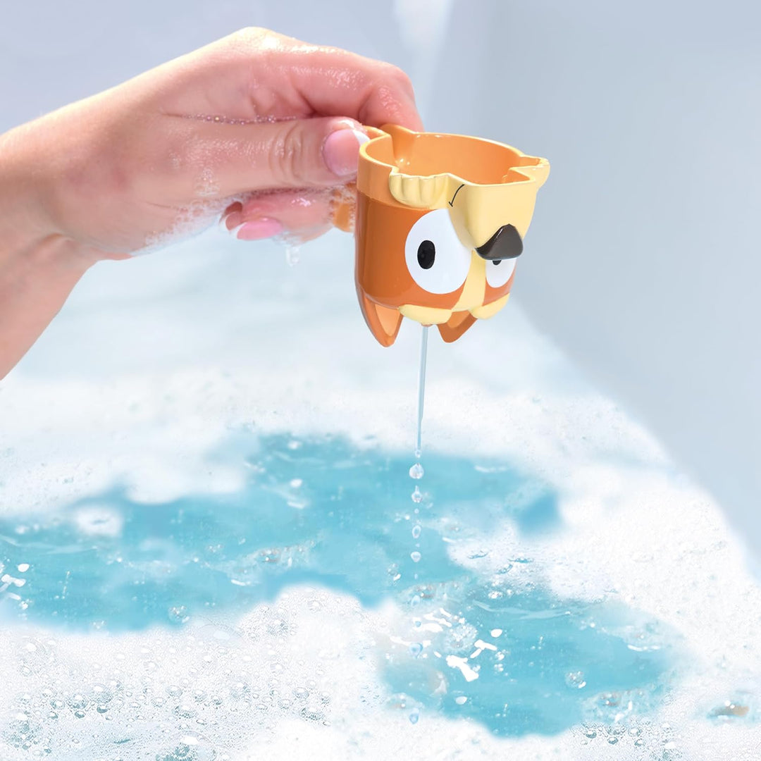 Tomy Toomies Kaffeetassen mit Chilli, Bandit, Bingo und Bluey – stapelbare Tassen für das Bad – offi
