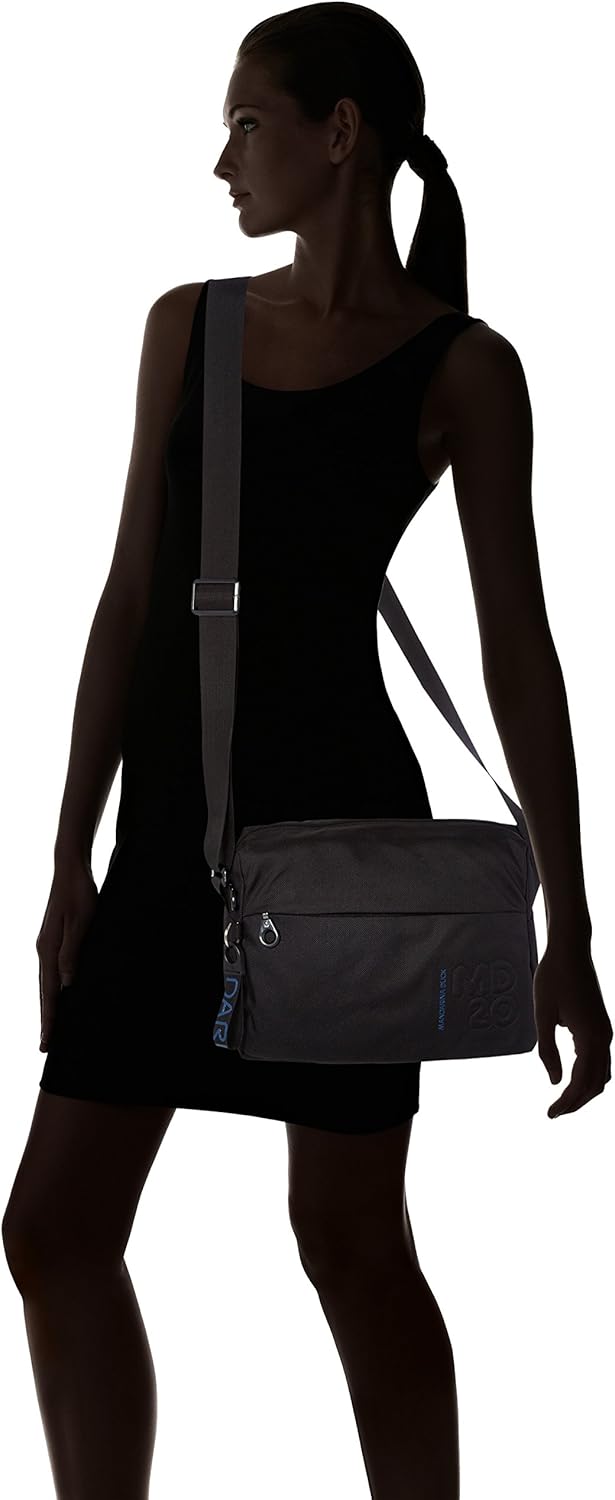 Mandarina Duck Damen Md 20 Umhängetasche Schwarz, Schwarz