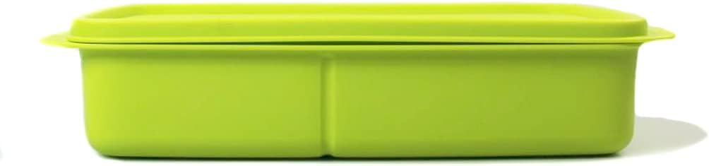 TUPPERWARE to Go Lunchbox 1 L Limette mit Trennwand Clevere Pause Schule