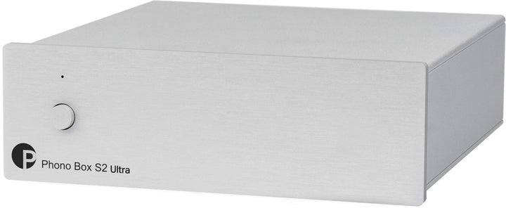 Pro-Ject Phono Box S2 Ultra, Diskrete MM/MC Phono Vorstufe (Silber), Silber