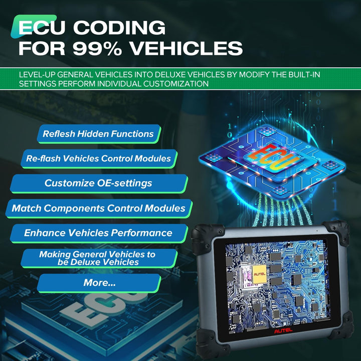 Autel MaxiSYS MS908S PRO II: 2025 J2534 ECU Programmierung Kodierung Anpassung, Level-Up von MS908S