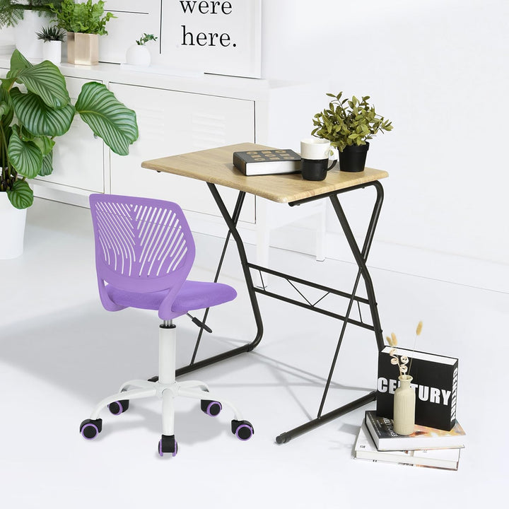 Homy Casa 2er Set Schreibtischstuhl Verstellbarer Drehstuhl Bürostuhl Stoffsitz Ergonomischer Arbeit