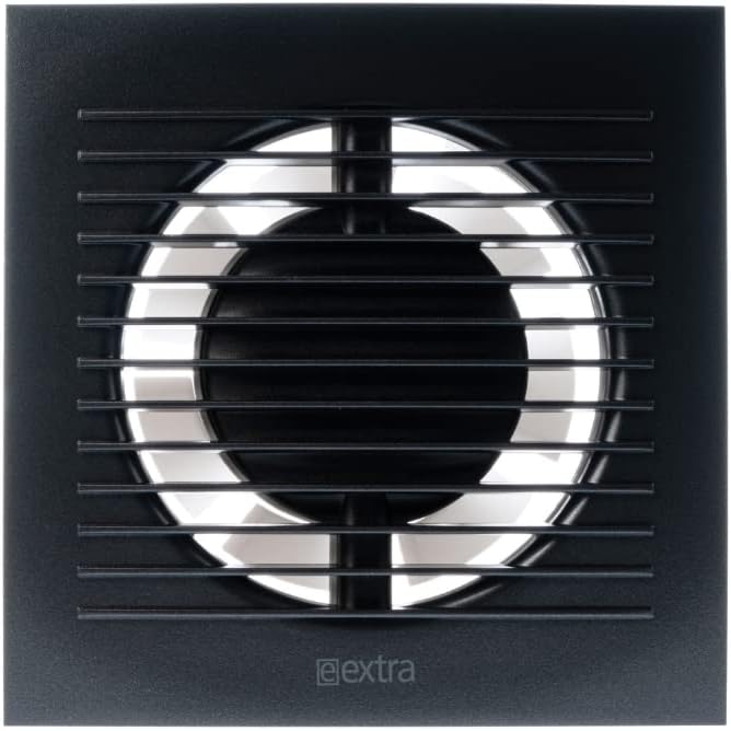 EUROPLAST Ø 100mm Badlüfter Wandlüfter Ventilator Wandventilator Abluftventilator - Kunststoff - Ant
