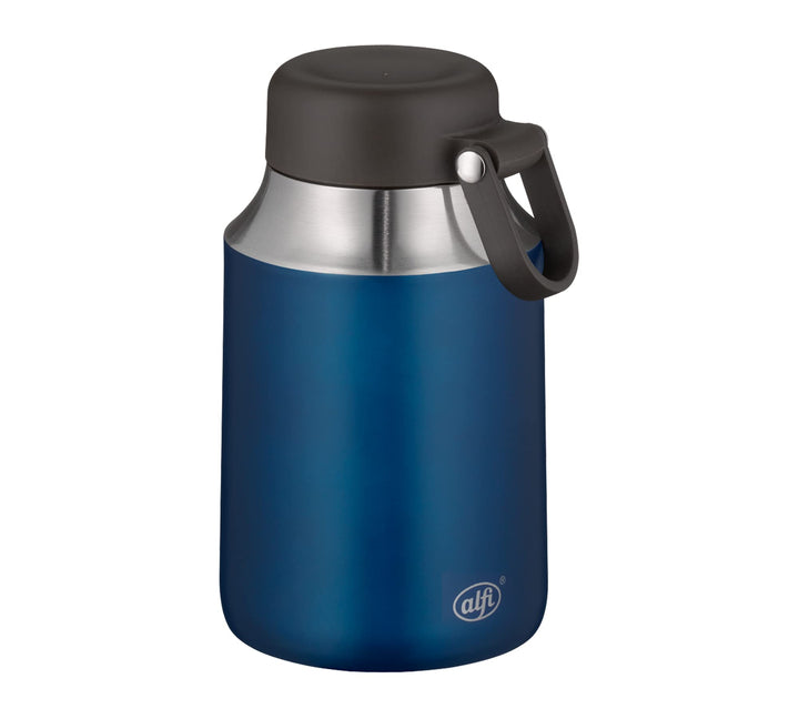 alfi CITY FOOD MUG 470ml, mystic blue, Edelstahl-Thermobehälter für Essen, Isolierbehälter für Suppe