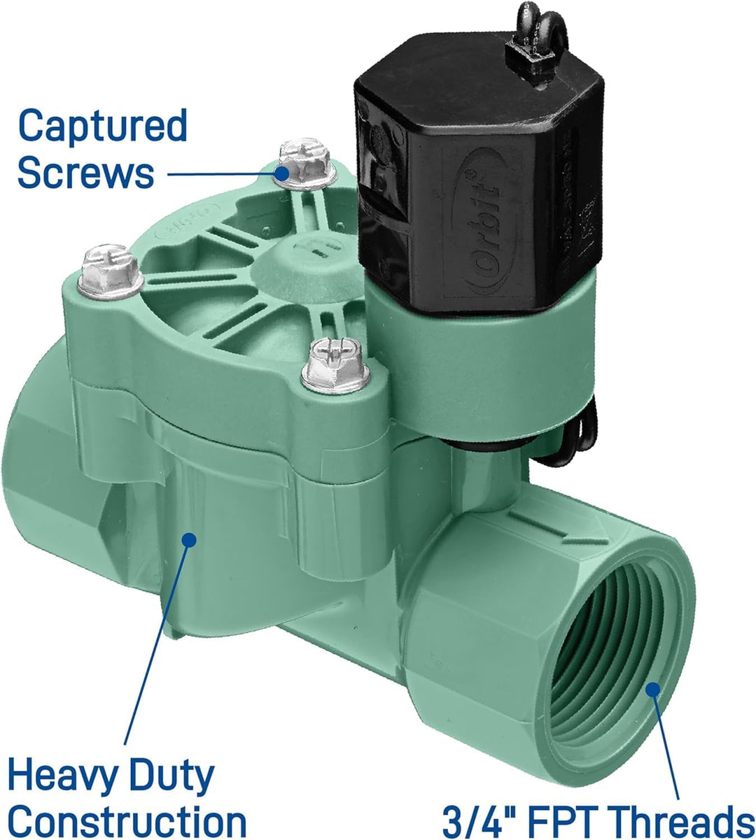 5er-Pack Orbit 3/4 Inline-Sprinklerventil, 5