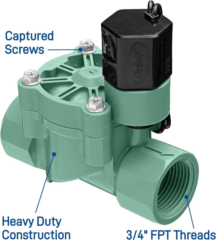 5er-Pack Orbit 3/4 Inline-Sprinklerventil, 5