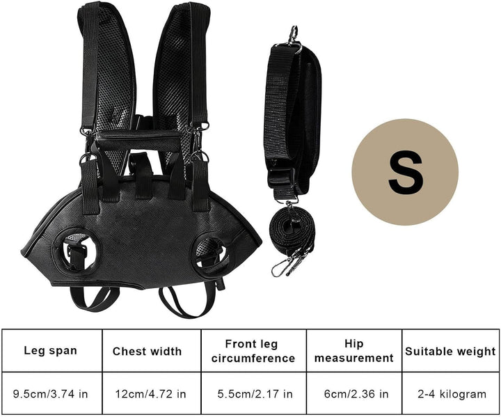 Der Hundetrage-Rucksack Verstellbarer Rucksack Inklusive 1,5 M Zugleine | Transporttasche Für Outdoo