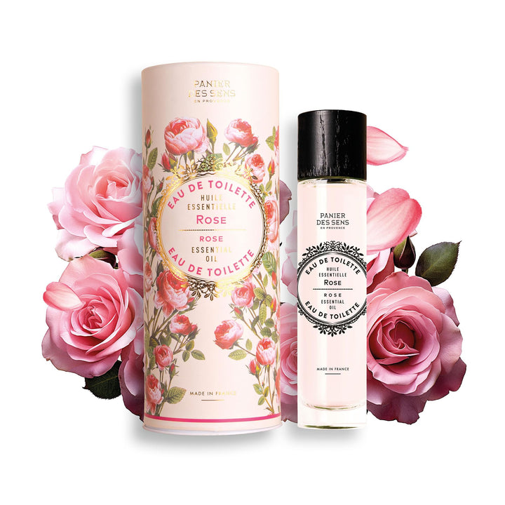 Panier des Sens Eau de toilette Damen Rose - Parfüm Damen - Naturkosmetik Made in France – 50ml, Ros