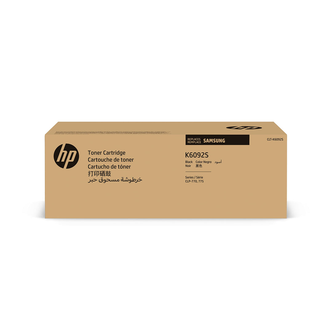 HP CLT-K6092S (SU216A) Original Toner Schwarz (Hohe Reichweite, Kompatibel mit: CLP-770ND, CLP-775ND