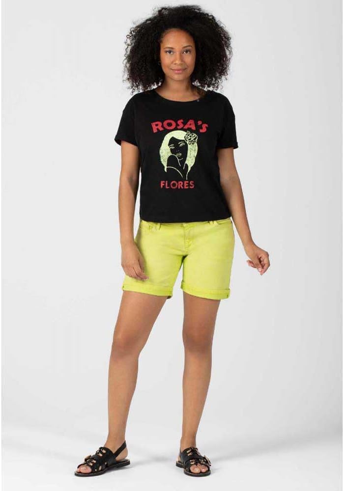 Timezone Damen Shorts Regular Alexatz 28 Grün (Shadow Lime 4229), 28 Grün (Shadow Lime 4229)