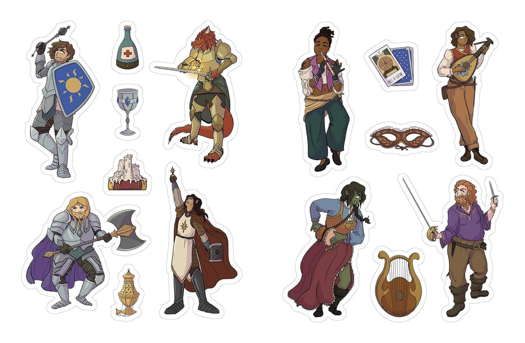 The Düngeonmeister RPG Sticker Book: 500+ Stickers to Level Up Your Campaign (Düngeonmeister Series)