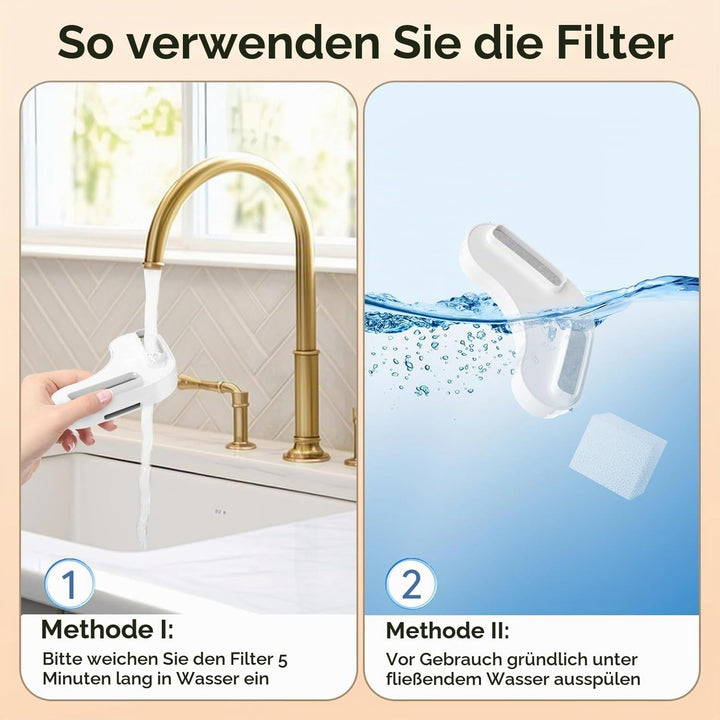 Kittyspout Filter für Trinkbrunnen, Ersatzfilter für 8L/270 oz grossen Hundebrunnen, 8er-Pack Filter