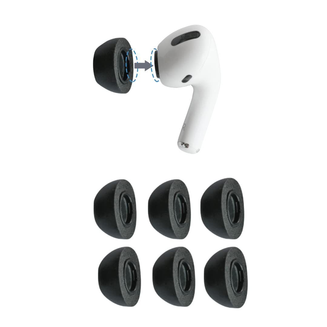 Comply Premium Schaumstoff-Ohrpassstücke, kompatibel mit AirPods Pro, Version 2.0, grosse Grösse, 3