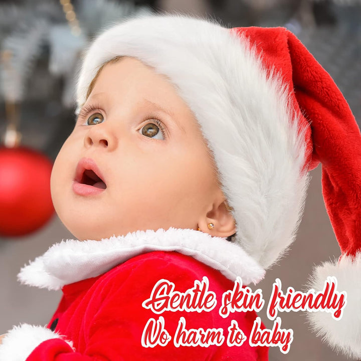 Weihnachtsmütze Nikolausmütze Damen Herren plüsche weihnachtsmann mütze Erwachsene Kinder Baby Rote