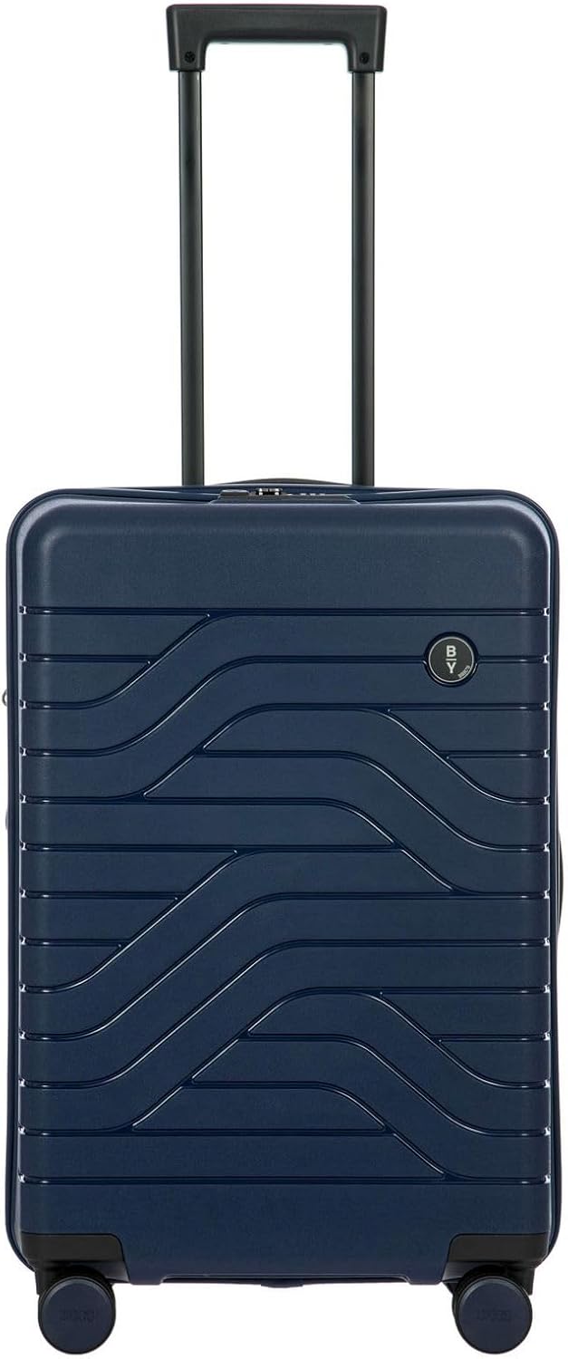 Bric's - Mittelgrosser Erweiterbarer Hartschalen-Trolley Ulisse B Y, Blau, 43x65x26 cm