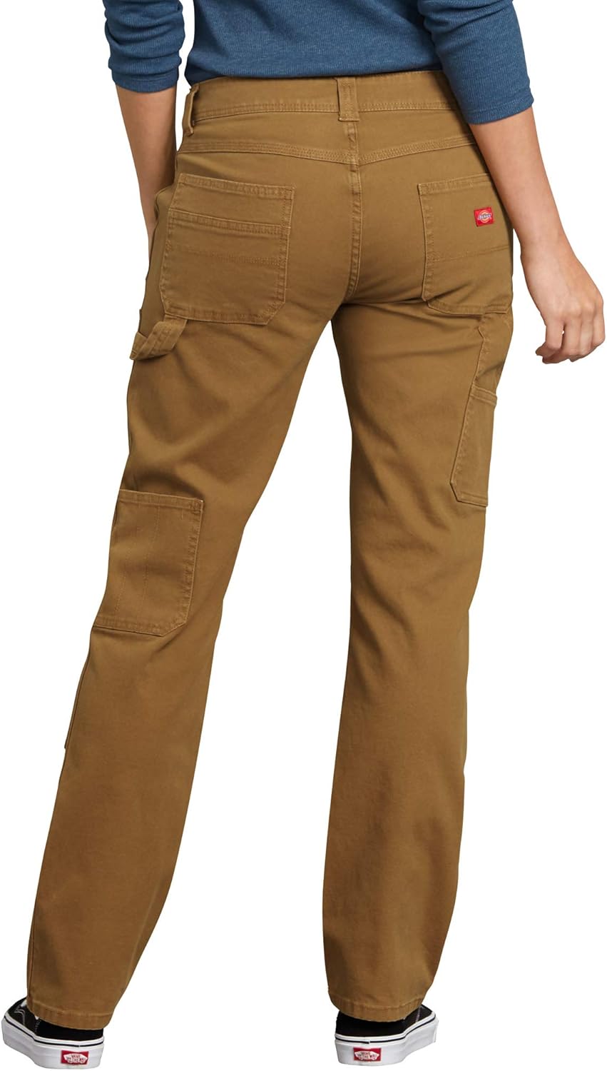 Dickies Damen Stretch Duck Double Front Carpenter Pant Arbeitshose 36 Braune Ente, 36 Braune Ente