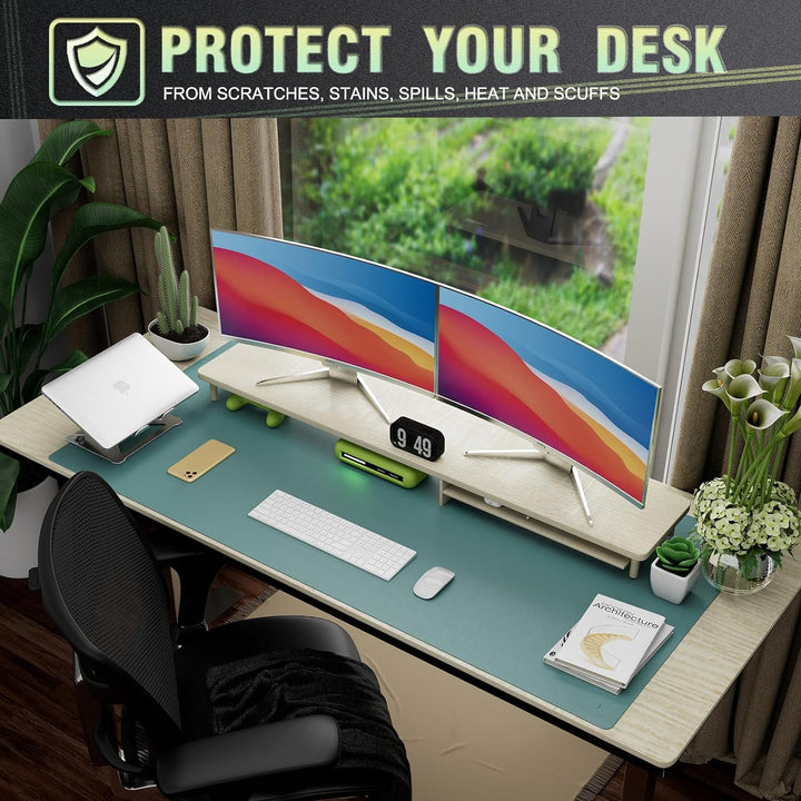 Knodel Tischunterlage, Schreibtischunterlage, 120 x 60cm PVC Tischunterlage, Laptop Tischunterlage,