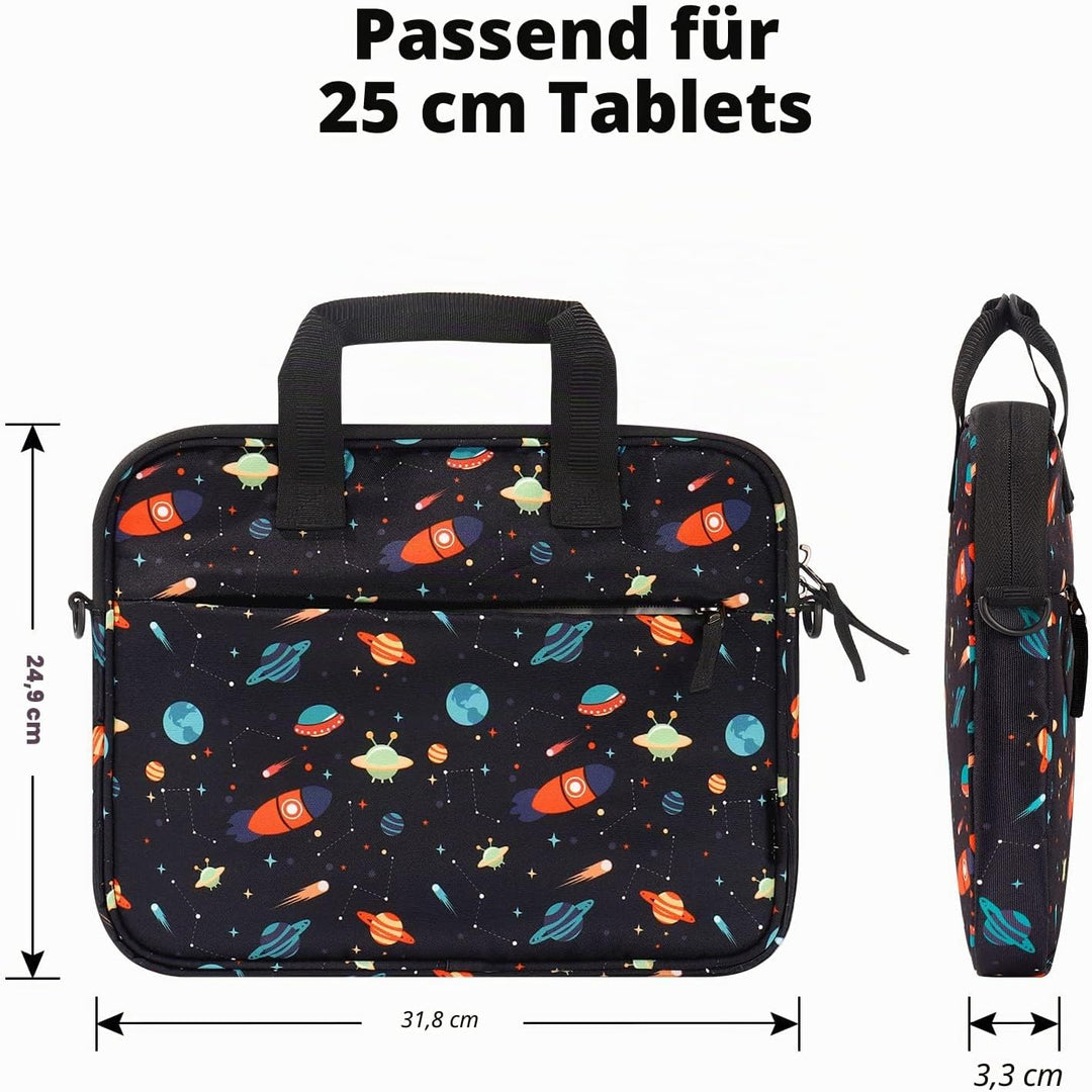 Choco Mocha 12.5 Zoll Kinder Tablet Tasche, Tablet Tasche Hülle für Fire HD 10 8, Fire 10 8 iPad, Ki