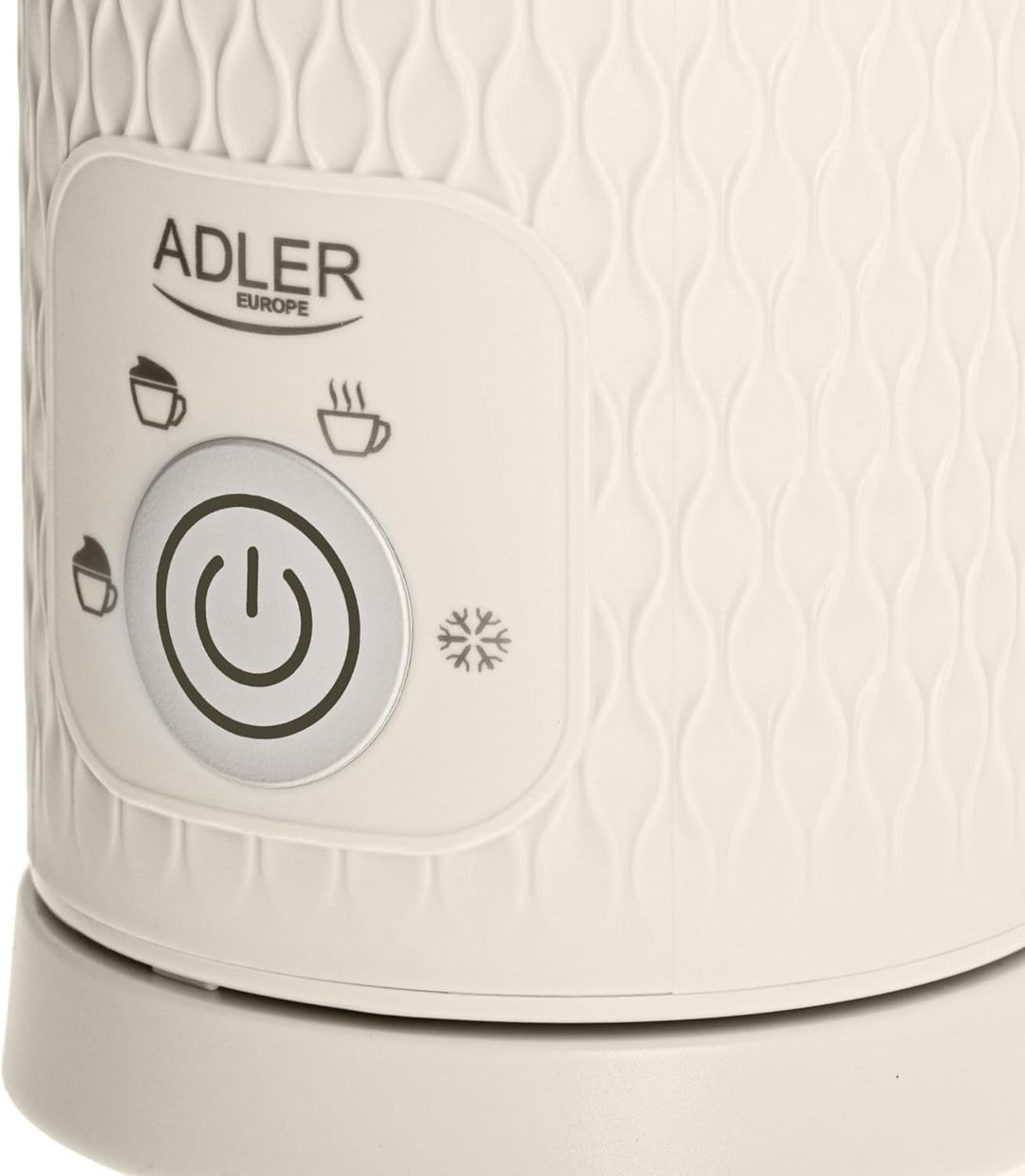 Adler - Elektrischer Milchaufschäumer 300 ml - 4 Funktionen - Milchschaum Maker für Cappuccino und L