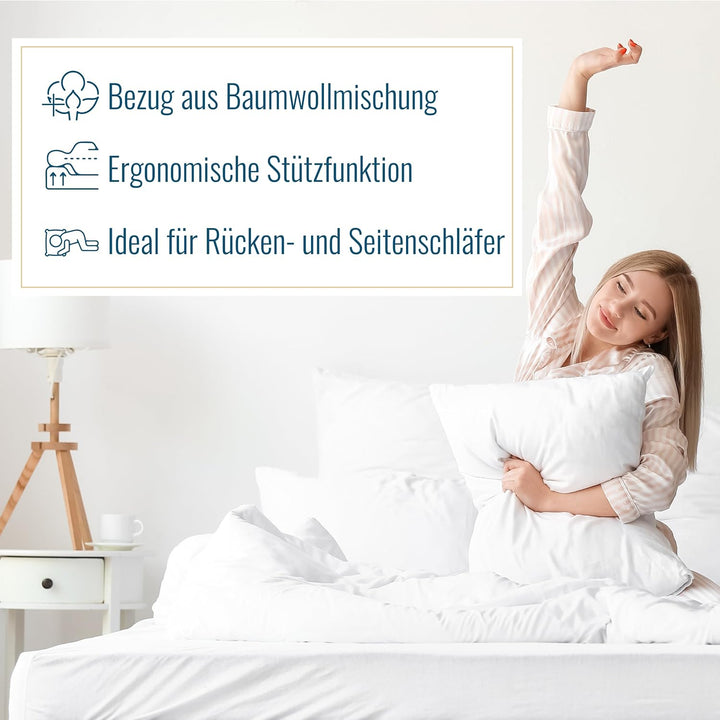 Dormabell das Original Cervical-Nackenstützkissen, KOSTENLOSE Tragetasche inklusive, Rascher GRATIS-