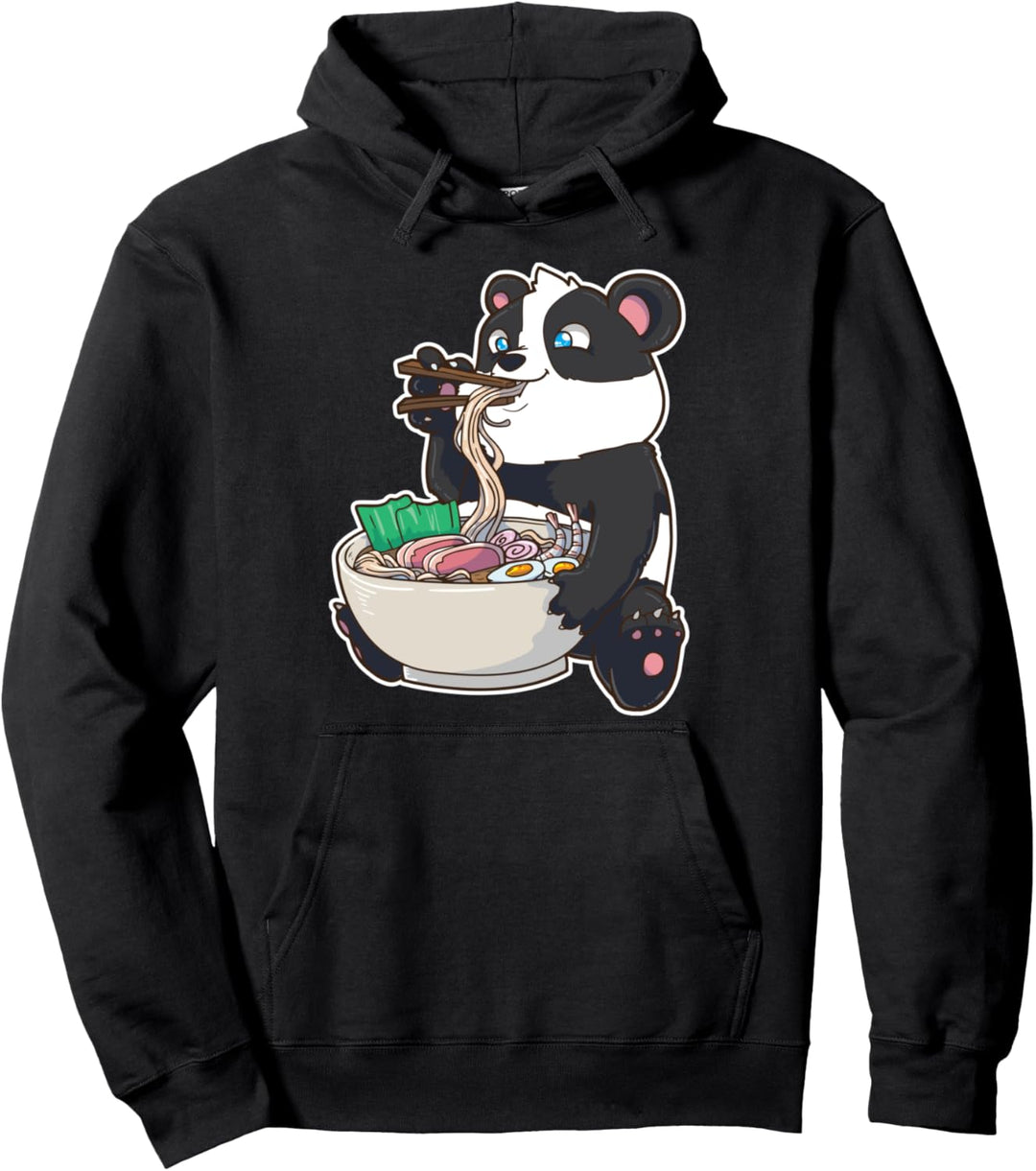 Panda Ramen Kawaii Pullover Hoodie