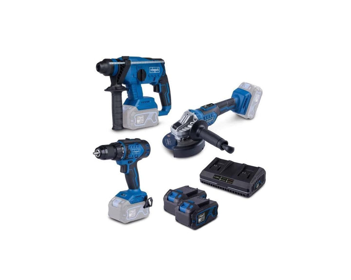 Combot-Kit 5 Werkzeuge: c-dd45-x + bc-ag125-x + sdbc4.5A + 2 x sbp4.0 + bc-rhd230-x