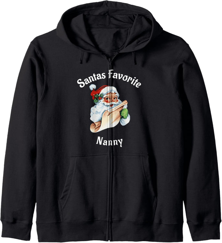 Santas Lieblings-Nanny macht ein tolles Geschenk Kapuzenjacke