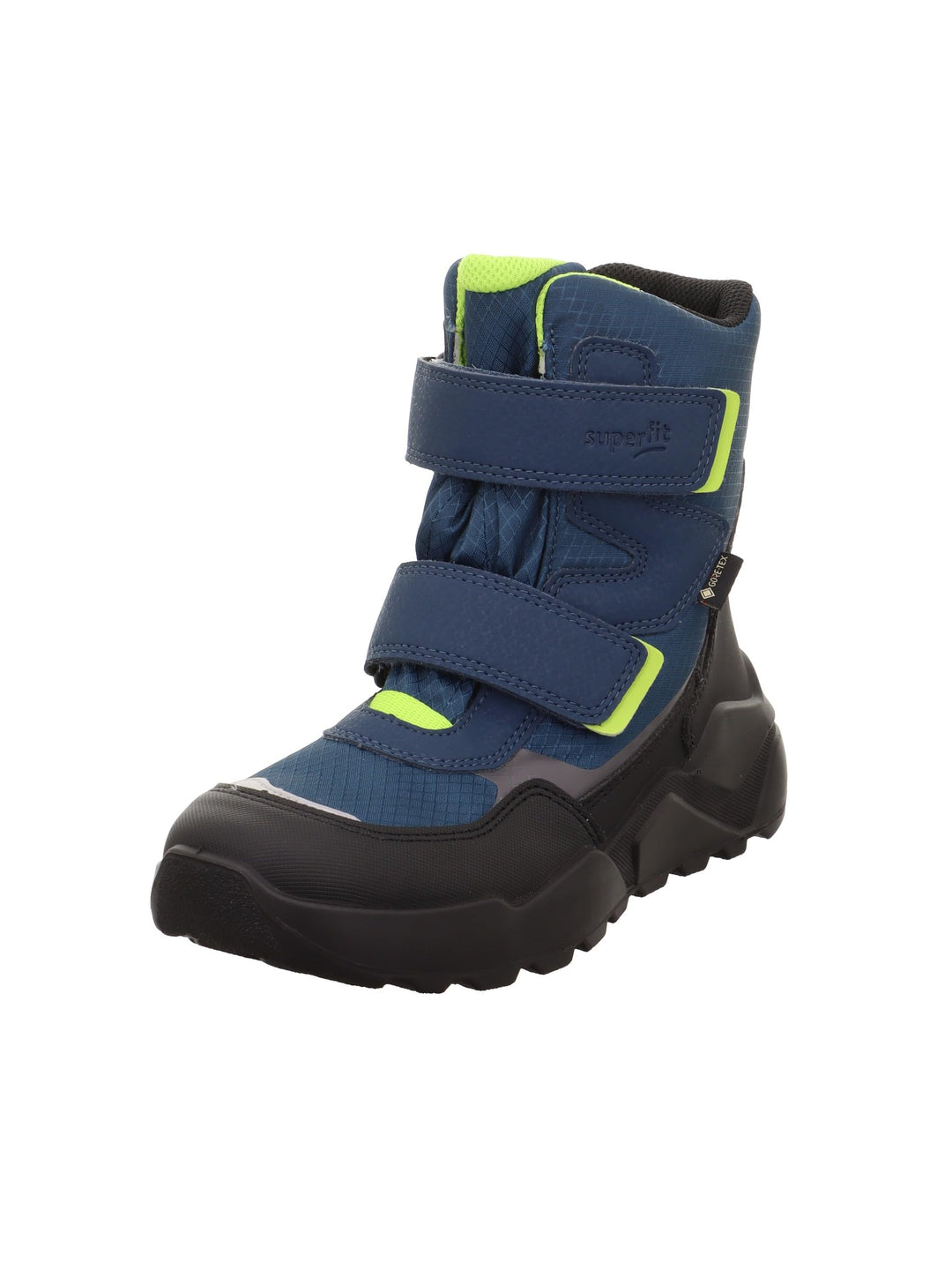 Superfit ROCKET Stiefel Gore-Tex 1-000402 Jungen 32 EU Weit Blau Hellgrün 8010, 32 EU Weit Blau Hell