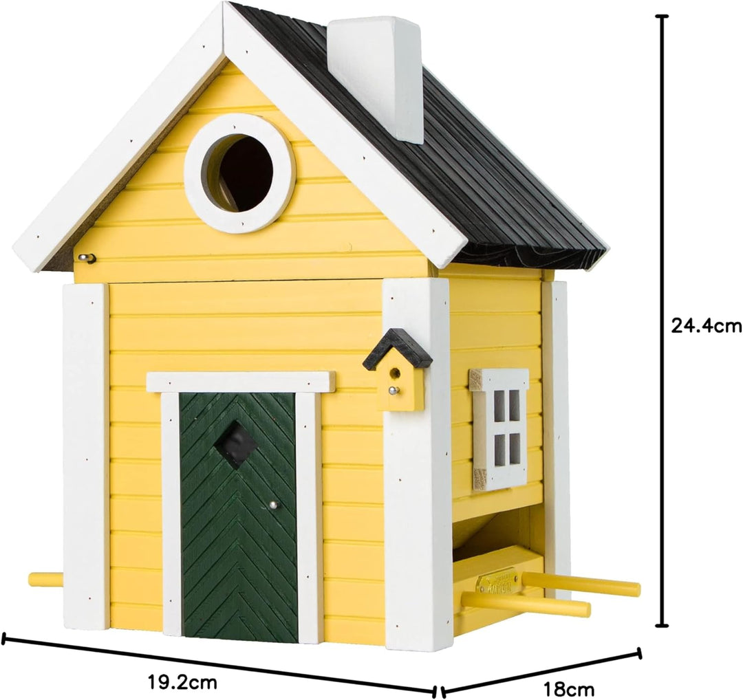 Wildlife Garden WG104 Multiholk Villa - Der Kombinierte Vogelfutterhaus und Nistkasten/Vogelhaus aus