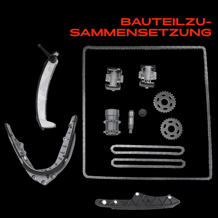 Steuerkettensatz für 5er E39 535 540 7er E38 735 740 8er E31 840 X5 E53 Rang e Rove r III LM 1996-20