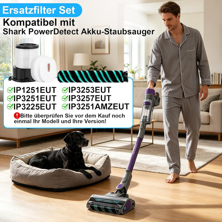 Filter für Shark PowerDetect Akku Staubsauger IP3225EUT IP3251EUT IP3253EUT IP1251EUT: 1 Soft-Bürste