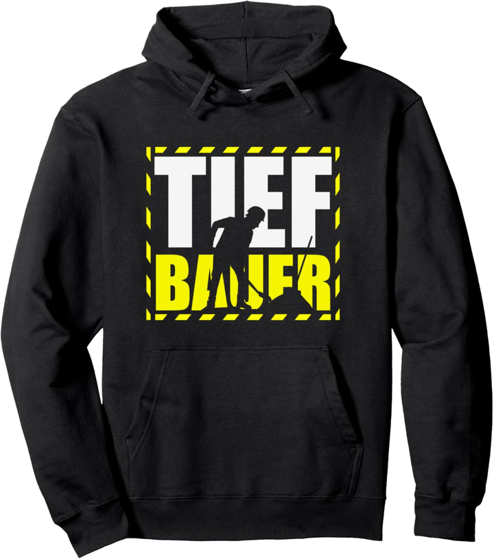 Kanalbauer Bauarbeiter Tiefbau Tiefbauer Pullover Hoodie