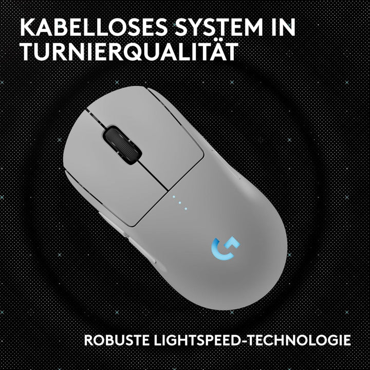Logitech G PRO 2 LIGHTSPEED kabellose Gaming-Maus für Rechts- oder Linkshänder, mit bis zu 4 anpassb