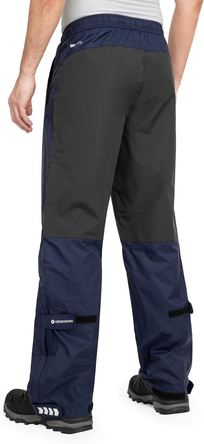 Höhenhorn Pluvia Herren Regenhose wasserdichte Überziehhose Wassersäule 5.000 mm Atmungsaktive Outdo