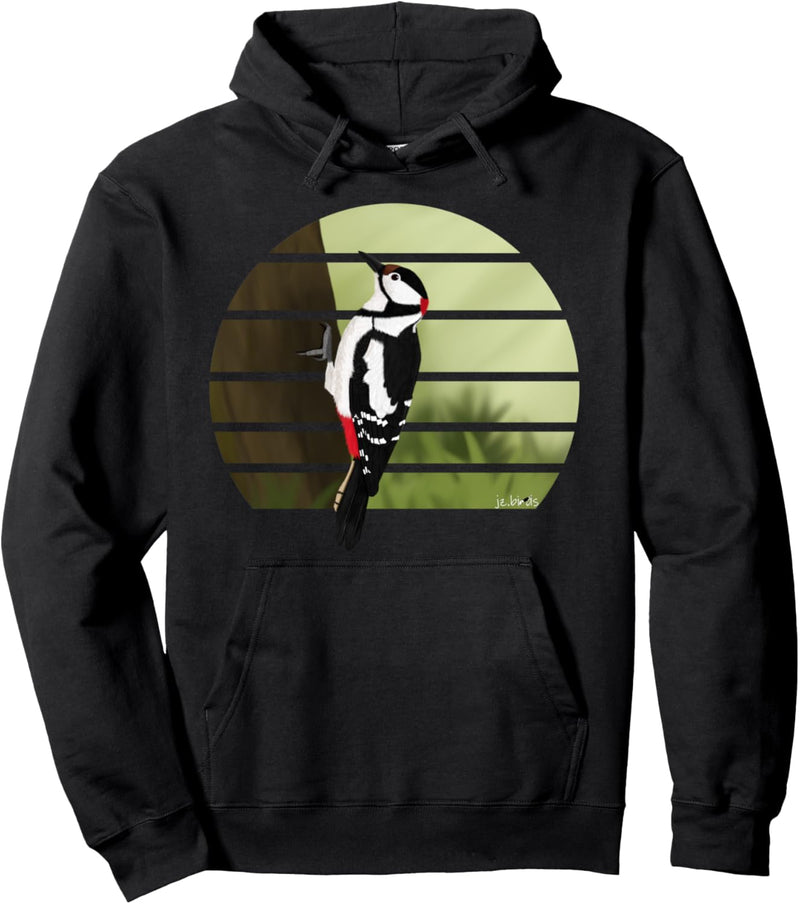 Buntspecht Vogel Singvogel Vogelfreund Biologe Gartenvogel Pullover Hoodie